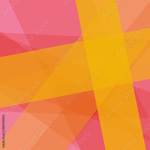 Abstract Geometric Background in Warm Colors