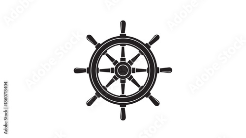Nautical ship wheel steering apparatus for maritime navigation