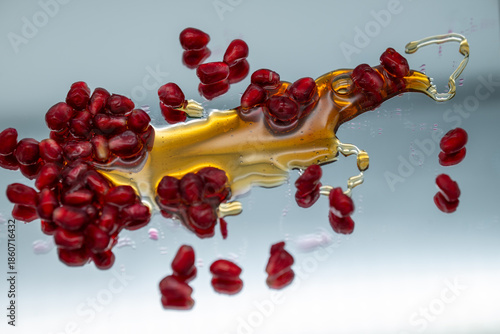 Pomegranate with honey