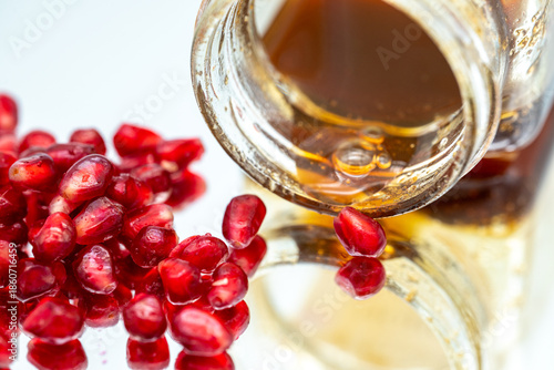 Pomegranate with honey