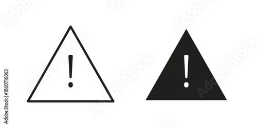 Alert icons simple design. Vector illustration for web ui