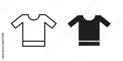 Clean Clothes icons simple design. Vector illustration for web ui