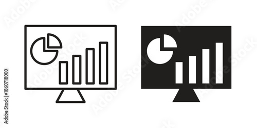 Dashboard icons simple design. Vector illustration for web ui