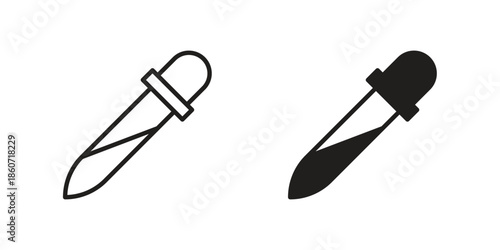 Dropper icons simple design. Vector illustration for web ui