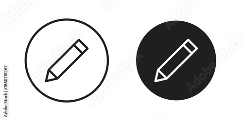 Edit button icons simple design. Vector illustration for web ui