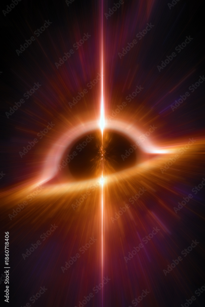 Obraz premium hot red hole