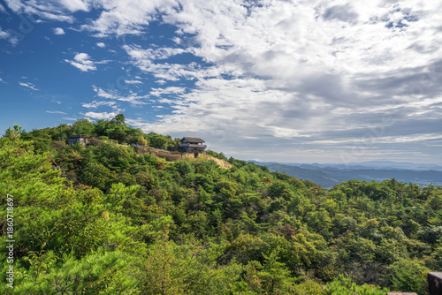 岡山 鬼ノ城の遠景