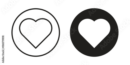 Like icons simple design. Vector illustration for web ui