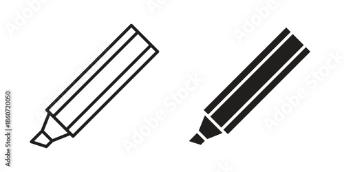 Marker icons simple design. Vector illustration for web ui