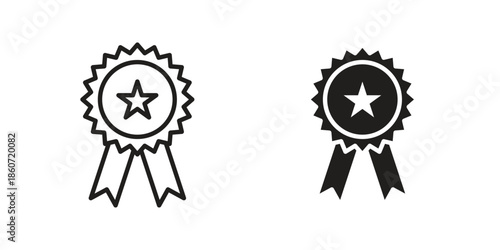 Medal icons simple design. Vector illustration for web ui