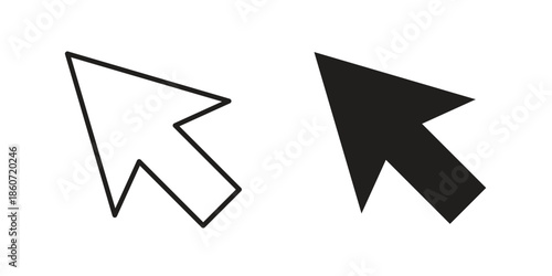 Mouse icons simple design. Vector illustration for web ui