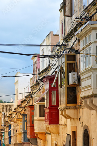 Historical houses in Sliema, Malta