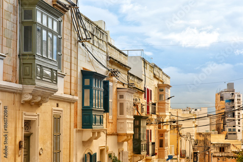 Historical Houses in Sliema, Malta