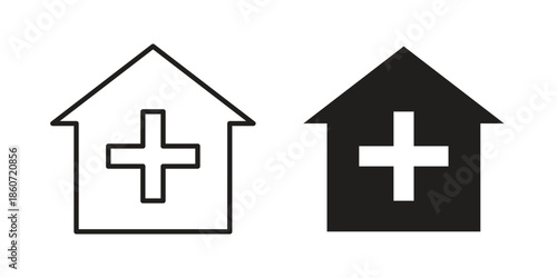 Pharmacy icons simple design. Vector illustration for web ui