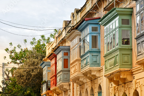 Historical Houses in Sliema, Malta