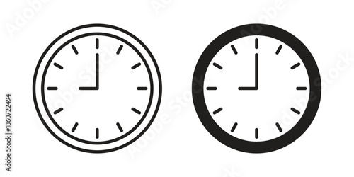 Time icons simple design. Vector illustration for web ui