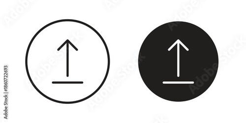 Upload icons simple design. Vector illustration for web ui