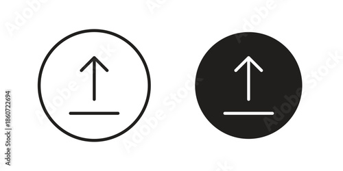 Upload icons simple design. Vector illustration for web ui