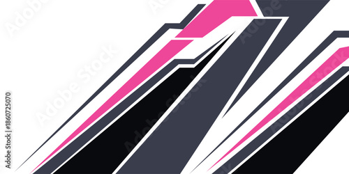 Abstract sporty background with exclusive colors. Abstract racing graphic design, vector design for vehicle wrap, t-shirt, jersey, gamer, esport, racing car, rally, and adventure ready to print.