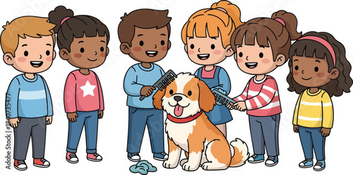 Happy Beagle Dog With Friendly Expression.