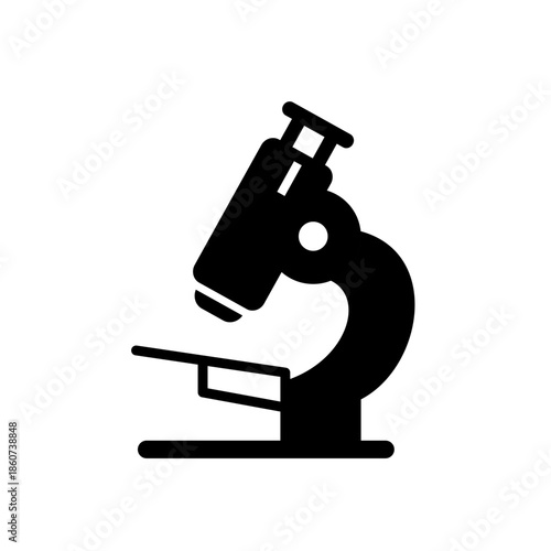 顕微鏡をモチーフにした学習系アイコン