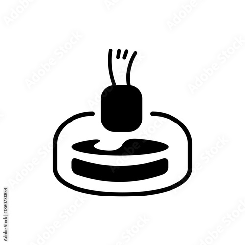 アルコールランプをモチーフにした学習系アイコン