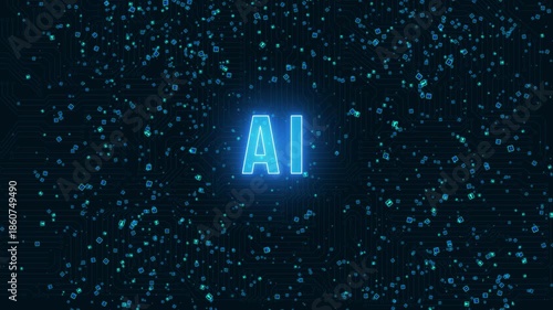 ai, technology, business, unit, training, artificial intelligence, hardware, innovation, device, intelligence. in businessman hold the artificial intelligence technology control processor system hud.