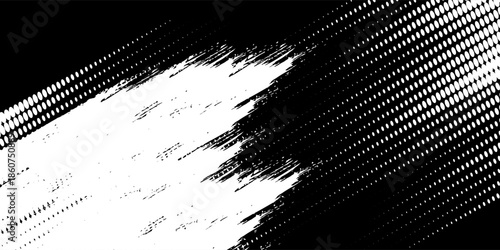 Halftone dots red and blue color pattern gradient grunge texture background. Dot pop art comic sport style vector illustration