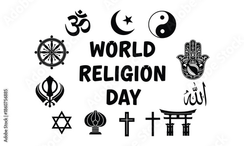 World religion day celebrating diversity and harmony
