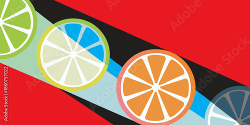 Dramatic Citrus Still Life in Black and White