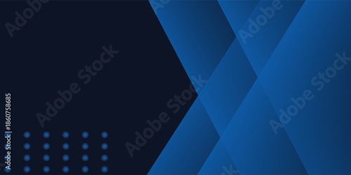 Dark blue modern business abstract background. Vector illustration design for presentation, banner, cover, web, flyer, card, poster, wallpaper, texture, slide, magazine, and powerpoint