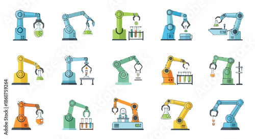Industrial robot arms in laboratory settings