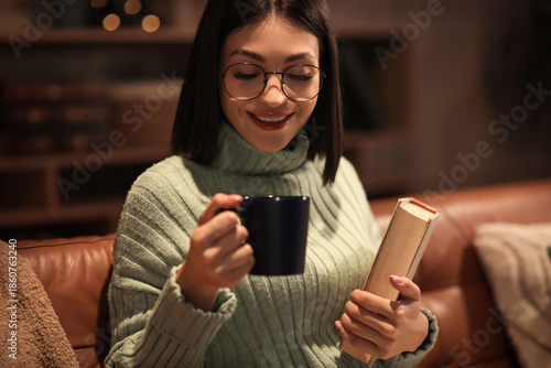 Beautiful young woman with ...