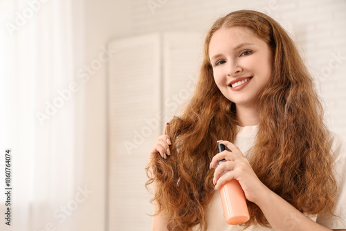 Beautiful young redhead wom...