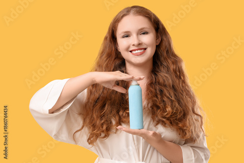 Beautiful young redhead wom...