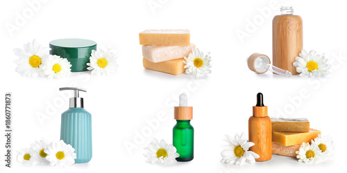 Set of cosmetic products wi...