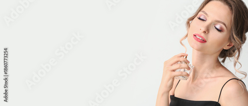 Beautiful young woman with ...