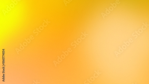 Bright golden yellow grainy abstract gradient background with smooth blend