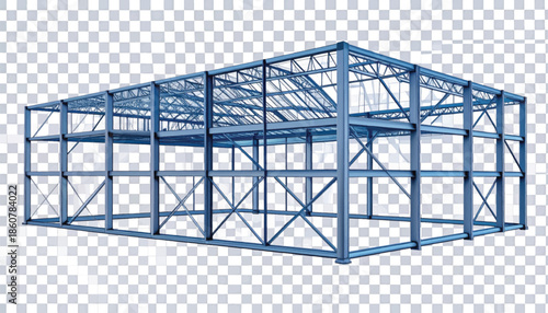 Industrial Steel Frame Structure Building Construction.