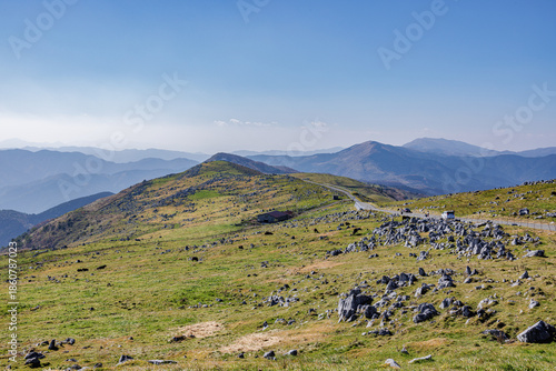 四国カルストの風景