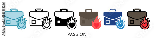 Passion Mini Illustration Icon. Use For Modern Concept, Print, Ui, Ux Kit, Web And App Development. Vector Related To Business Finance, Management And More