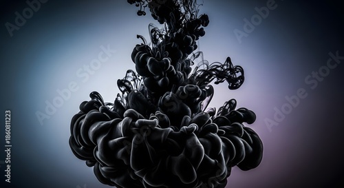 black and white flower