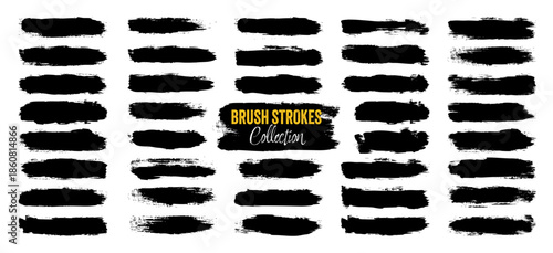 Grunge brush strokes, lines, ink smudges, hand-drawn scribble shapes. Handmade sketchy marks, acrylic stains, charcoal streaks. Paint textures, dry brush effect. Marker underline. Vector illustration