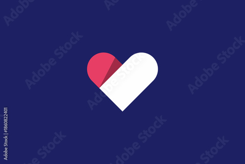 A simple yet beautiful love logo design. A super lovely with rounded edge.