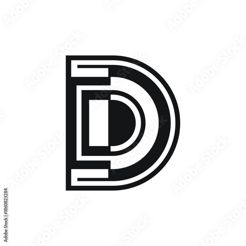Delta Distinctive Development Letter D