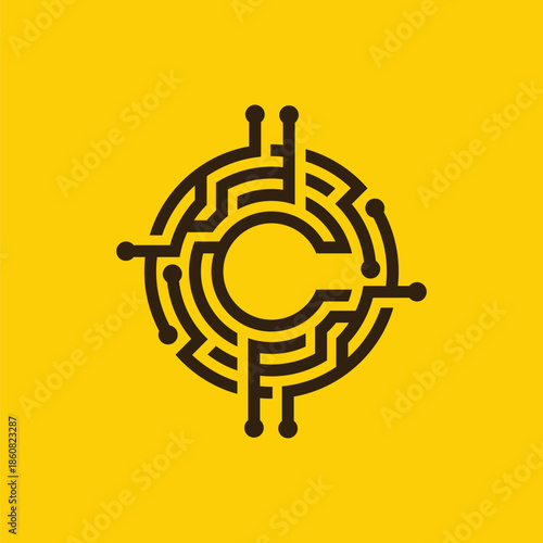 Cyber Coin Network Letter C