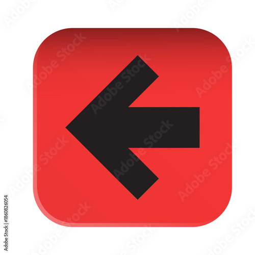 Free Download Left Arrow Square Button Icon - GFXLoad
