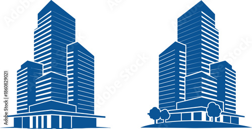 Isometric Construction Site with Tower Cranes Building High Rise Skyscraper Architecture Engineering Development Project Urban Growth Industrial Machinery Infrastructure Real Estate,