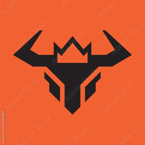 Crown Bull Strong Logo