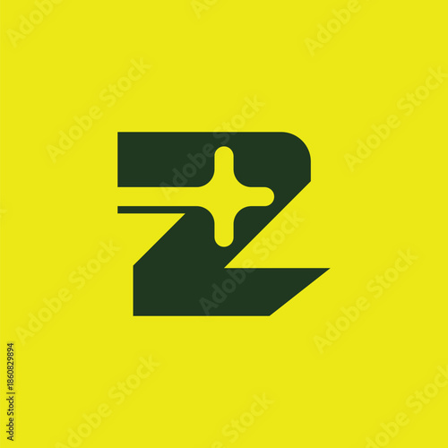 Letter Z Negative Space Starlight